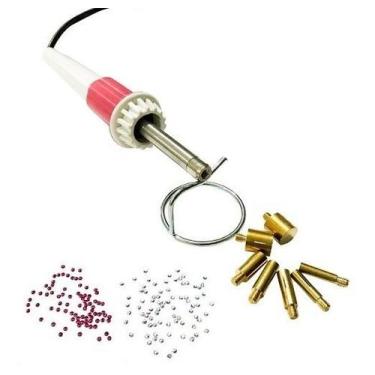 Imagem de Caneta de Aplicar Pedras Termocolantes Aplicadora De Strass Hotfix Bi-