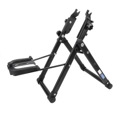 Imagem de Roda Truing Suporte Engrossado Base de Aço Alto Carbono Dobrável Aro Reparação Ferramenta Manutenção para Entusiastas do Ciclismo Ao Ar Livre