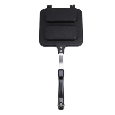 Imagem de Sanduicheira Elétrica, Frigideira Dupla Face Antiaderente para Cozinha Doméstica, Dormitórios Ideais, Apartamentos Pequenos, Aquecimento Rápido, Limpeza Fácil