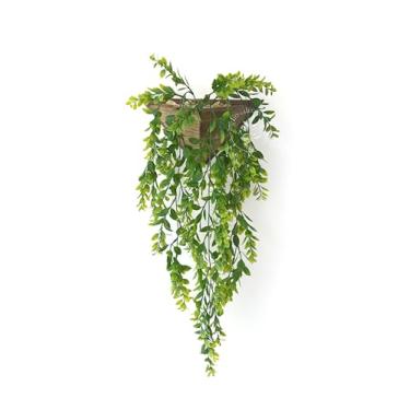 Imagem de Vaso de Parede com Planta Artificial Inclusa Oliveira - Arranjo Pronto