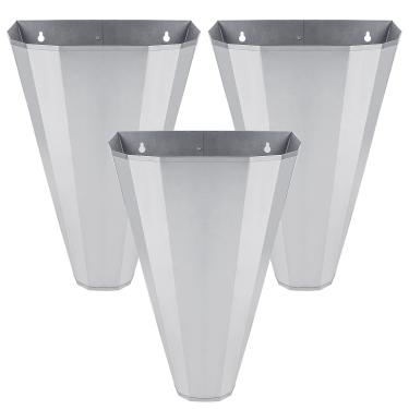 Imagem de Poabalyee Cone de frango de tamanho médio, para camadas grandes, frangos, assadeiras, perus até 3,6 kg, cone de matar aves de capoeira, fácil de limpar (pacote com 3)