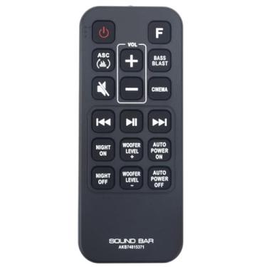 Imagem de AKB74815371 Controle remoto de substituição compatível com o sistema de alto-falantes LG Soundbar SJ3 SJ4 SL3D SK3D SK4D SPJ4B-W SPH4B-W