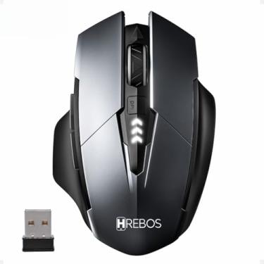Imagem de Mouse Gamer USB Bluetooth Sem Fio Wireless Recarregavel com 6 botões 1600 DPI Bateria 500mAh IF-212