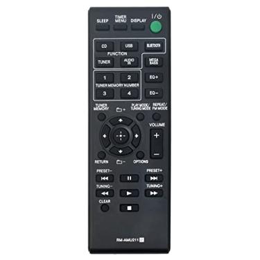 Imagem de Allimity Controle remoto de substituição RM-AMU211 RMAMU211 compatível com o sistema de áudio doméstico Sony MHC Series MHC-ECL99BT MHC-ECL77BT SS-WG919IP SS-WEC99BT HCD-ECL99BT SS-EC719IP SS-ECL77BT