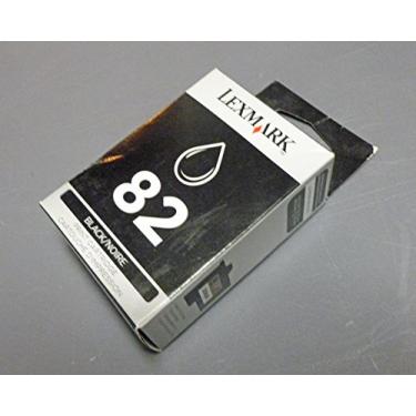 Imagem de Lexmark 82 (18L0032) Cartucho de tinta/jato de tinta genuíno OEM preto (rendimento 600) - varejo