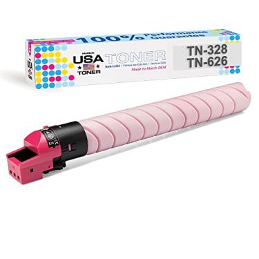 Imagem de MADE IN USA TONER Substituição compatível para uso em Konica Minolta bizhub C250i, C300i, C360i, TN-328M, TN328M, AAV8330 (Magenta, 1 cartucho)