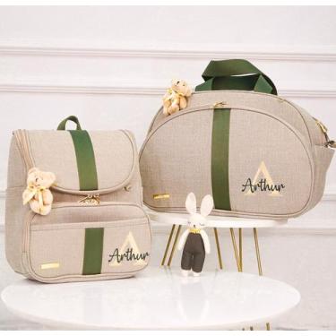 Imagem de Kit Bolsa Maternidade 2 Peças Personalizado - Eduardita Baby