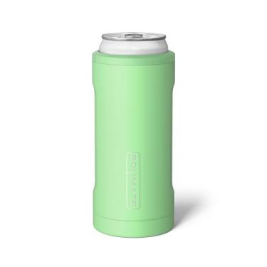 Imagem de BrüMate Hopsulator Slim Can Cooler Isolado para latas finas de 340 g | Suporte para bebidas de aço inoxidável com isolamento de latas skinny para seltzer rígido, cerveja, refrigerante e bebidas