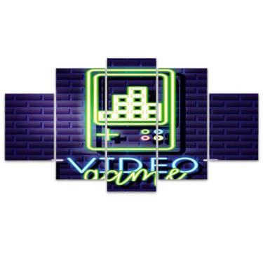 Imagem de Quadro Decorativo em Mosaico MDF Game Boy Color 115x60cm - Império da 