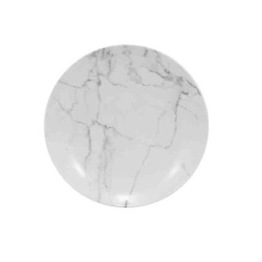 Imagem de Prato Fundo 20 Marmore Cinza Porcelana Schmidt