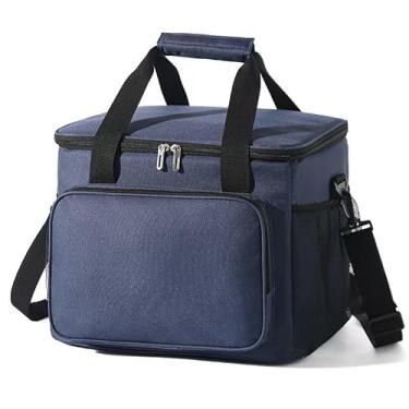 Imagem de Lancheira térmica, para atender às necessidades de piquenique de acampamento da família e amigos, bolsa de gelo de grande capacidade fresca e fria, reutilizável, adequada para homens e mulheres