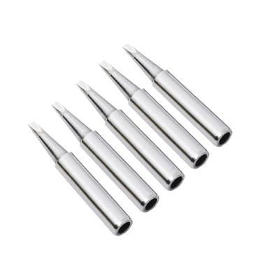 Imagem de Pontas de ferro de solda, substituição de ponta de solda de 900 m, kit de ponta de substituição de solda para Hakko, estação de solda de rádio etc. (5 peças 900M-T-2.4D)