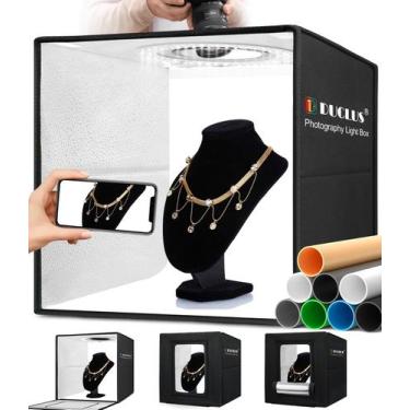 Imagem de Caixa de Luz Fotográfica DUCLUS 40x40cm com 160 LEDs