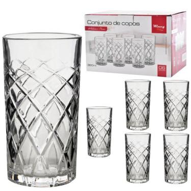 Imagem de Jogo de copo de vidro artemis clear com 6 pecas 360ml - WINCY