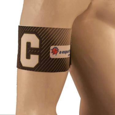 Imagem de Braçadeira a esportiva elastico capitão - pto/vde un - AESPORTIVA, PTO