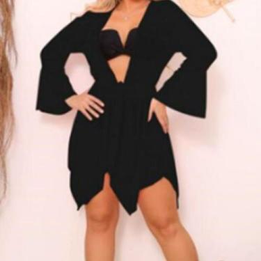 Imagem de Saída De Praia Aberta Estilo Camisa Kimono 2023 - Quem Diria Modas, Pr