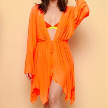 Imagem de Saída De Praia Aberta Estilo Camisa Kimono 2023 - Quem Diria Modas, La