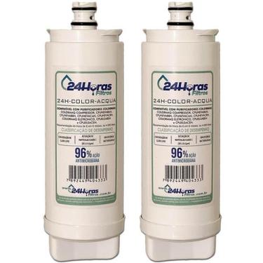 Imagem de 2x Filtro Refil Compatível Purificador Colormaq Acqua CPUHEVABAN CPUEL