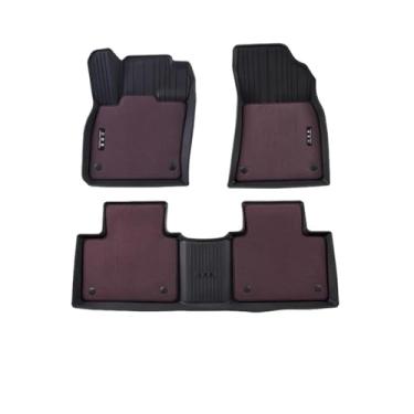 Imagem de Compatível para GEELY Monjaro Manjaro Xingyue L KX11 2021-2024 Compatível para conjunto de almofadas de pé TPE de fábrica original Acessórios para carro Compatível para veículos(For 4WD Brown)