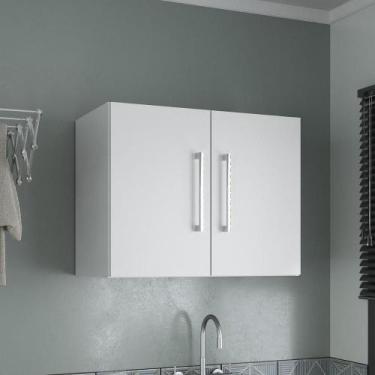 Imagem de Armário de Lavanderia Aéreo com 2 Portas 57cm Multimóveis CR30039, Bra