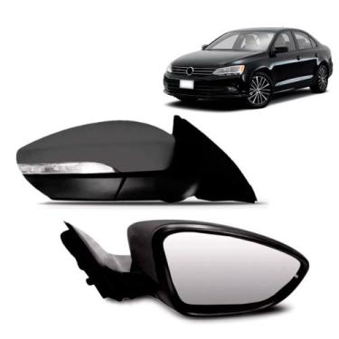 Imagem de Retrovisor Eletrico Retratil Com Pisca Jetta 2011 A 2018 - SP ACESSÓRI