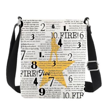 Imagem de JNIAP Bolsa tiracolo 10 Duel Commandments Musical Lover Gift 10 Duel Commandments Gift Musical Shoulder Bag, 10 Duel Crossbody