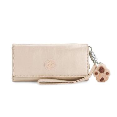 Imagem de Carteira Kipling Rubi Dourada Metalica