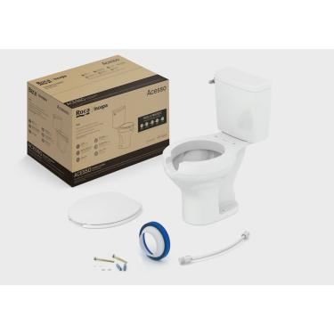 Imagem de Kit de Bacia com Caixa Acionamento Lateral Assento pp com Abertura Frontal e Complementos de