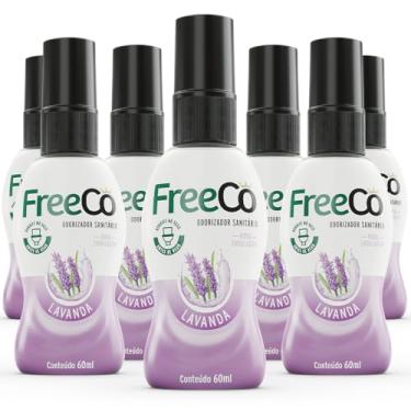 Imagem de Freecô Bloqueador De Odores Sanitarios - Lavanda 60ml Pack com 12 unidades
