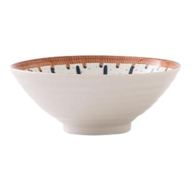 Imagem de FytStycale Noodle Sopa Bowl House Use Sopa Pool para Udon Soba Pho, Salada Unbreakable - de Noodle, Style C, Tamanho real