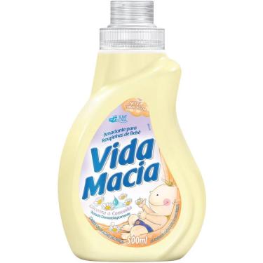 Imagem de Amaciante Vida Macia Glicerina e Camomila 500ml - Embalagem com 12 Unidades