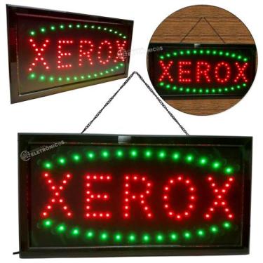 Imagem de Placa Neon LED Painel Fluorescente com Luz Piscante Para Comércio LE20
