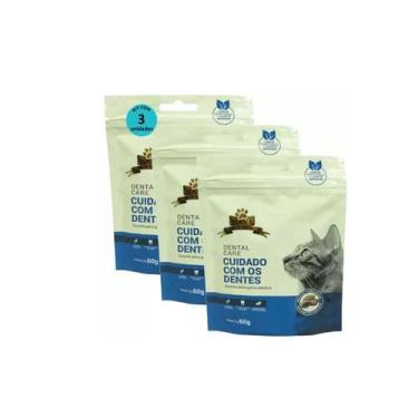 Imagem de Petisco Snacks Hana Dental Care P/ Gatos Adultos- 60g Kit com 3 UND