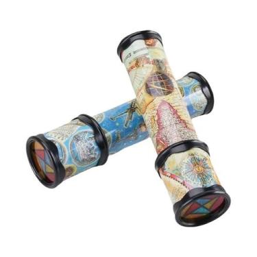 Imagem de Grande Caleidoscópio Rotativo Ajustável Para Crianças Brinquedo De Aut