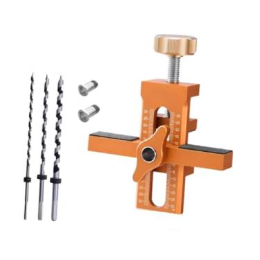 Imagem de Gralara Porta Do Armário de Instalação de Posicionamento Do Gabinete Do Gabinete Da Porta Do Armário para O Gabarito de Montagem Portátil para Os Entusiastas, Laranja