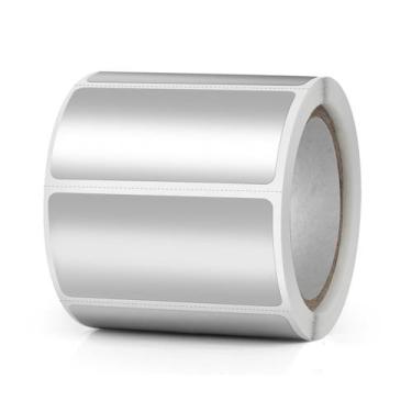Imagem de Etiquetas Térmicas YIKIADA - Vinil Silver 2,5 x 5cm (300 Unidades) - À