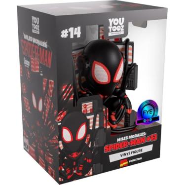 Imagem de Youtooz Spider-Man Miles Morales in Black and Red #13, 4.6" Tall Miles Morales Collectible Figurine from Spider-Man Collection. FYE Exclusive