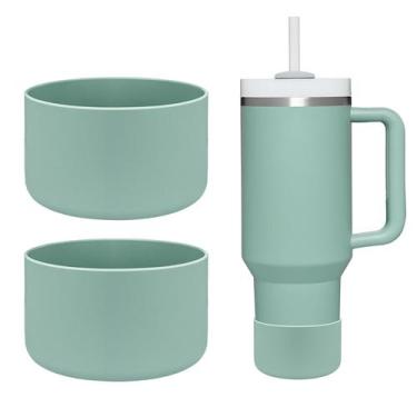 Imagem de Bota de silicone com frasco protetor para Stanley Quencher 1.2L e IceF