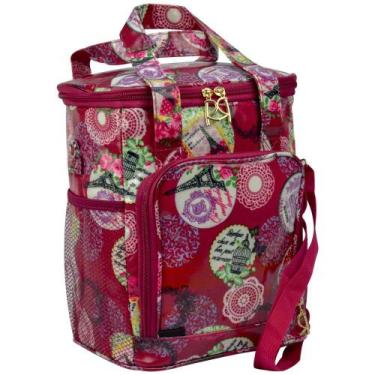 Imagem de Bolsa Feminina Necessaire Térmica Paris Vinho CBRN17157 - COMMERCE BRA