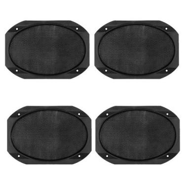 Imagem de 2 Pares Tela Alto Falante 6x9 Polegadas Com Forro Sem Friso - PERMAK
