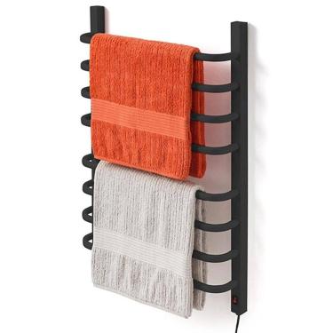 Imagem de Toalheiro Termico Grande Preto 110V Esquerdo + Timer Digital Kzi