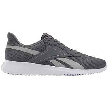 Imagem de Reebok Tênis masculino Fluxlite Cross Trainer, Cinza frio/neblina de aço/marrom, 42