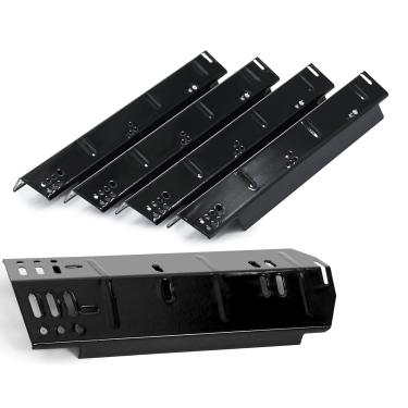 Imagem de DGH474CRP Peças de reposição para churrasqueira de queimador Dyna Glo 5 peças de reposição DGH474CRP-D DGH485CRP DGH485CRP-D 70-02-411 70-02-412 Peças de grelha de placas de calor DGH483CRP