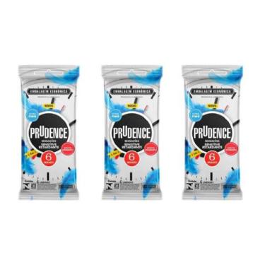 Imagem de Camisinha Prudence Sensação Retardante Natural Kit 18 Uni