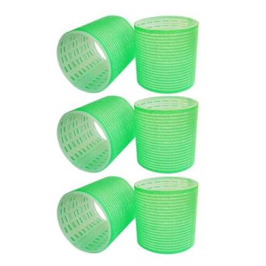 Imagem de Kit Modelador de Cachos Extra Grande 60mm C/ 6 UN Marco Boni, Verde