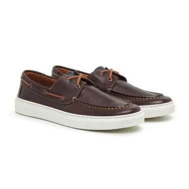 Imagem de Sapato dockside Masculino Moderno tênis couro legitimo luxo - Lecas, M