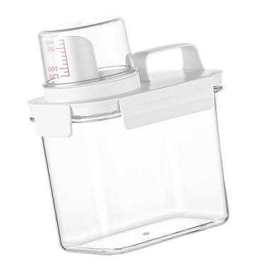 Imagem de Ioensy Dispensador de amaciador de recipientes para recipiente de lavanderia dispensador de tanque de armazenamento de lavanderia para cozinha doméstica, 1100 Ml