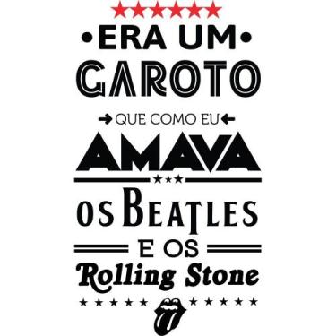 Imagem de Adesivo de Parede Era Um Garoto que Como Eu - Meu Adesivo, Pink