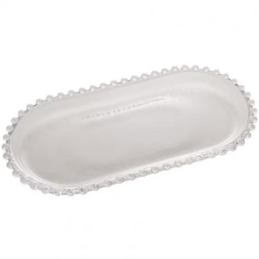 Imagem de Travessa Oval Pearl Em Cristal 14,5 X 29,5 Cm Wolff Cristal