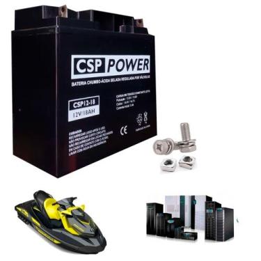 Imagem de Bat Selada Vrla Agm 12v 18ah Quadriciclo Jet Ski* - Csp Power
